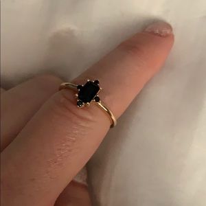 ❤️NWT Stamped Sterling Silver Ring (Gold Tone)